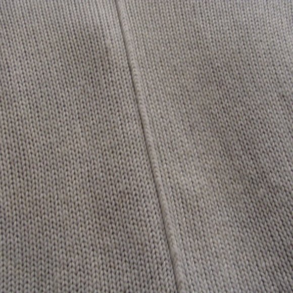 ANN TAYLOR LOFT Icy Silver Gray Long Sleeve WOOL Blend Open DRAPED CARDIGAN Sz M - Picture 5 of 7